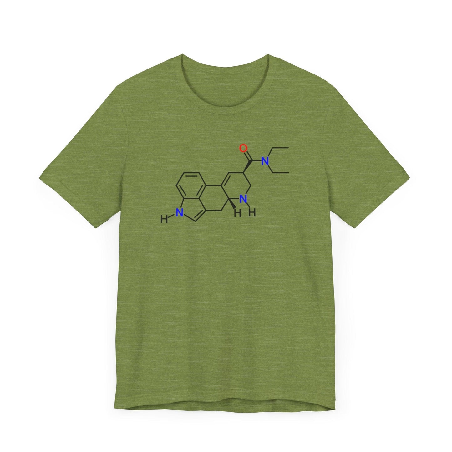 LSD Molecule T-Shirt in Heather Green