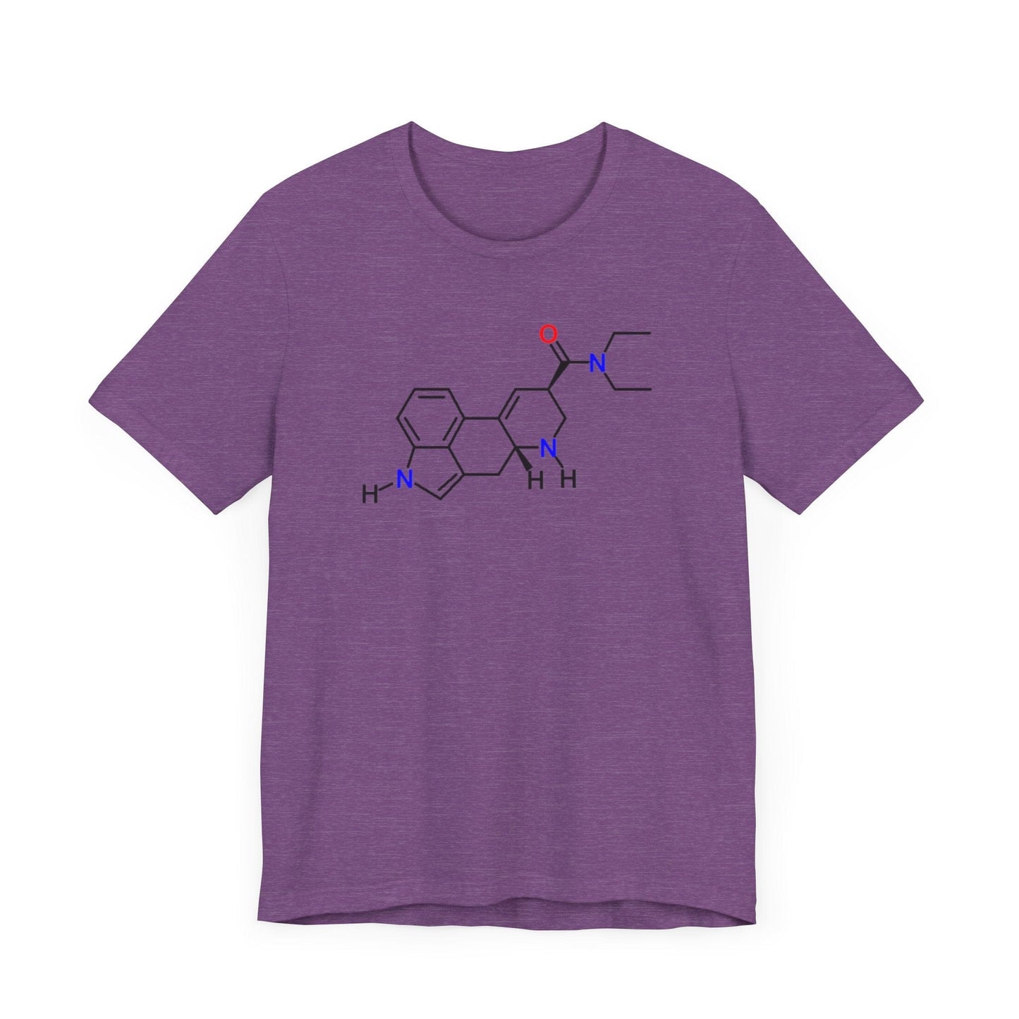 LSD Molecule T-Shirt in Heather Purple