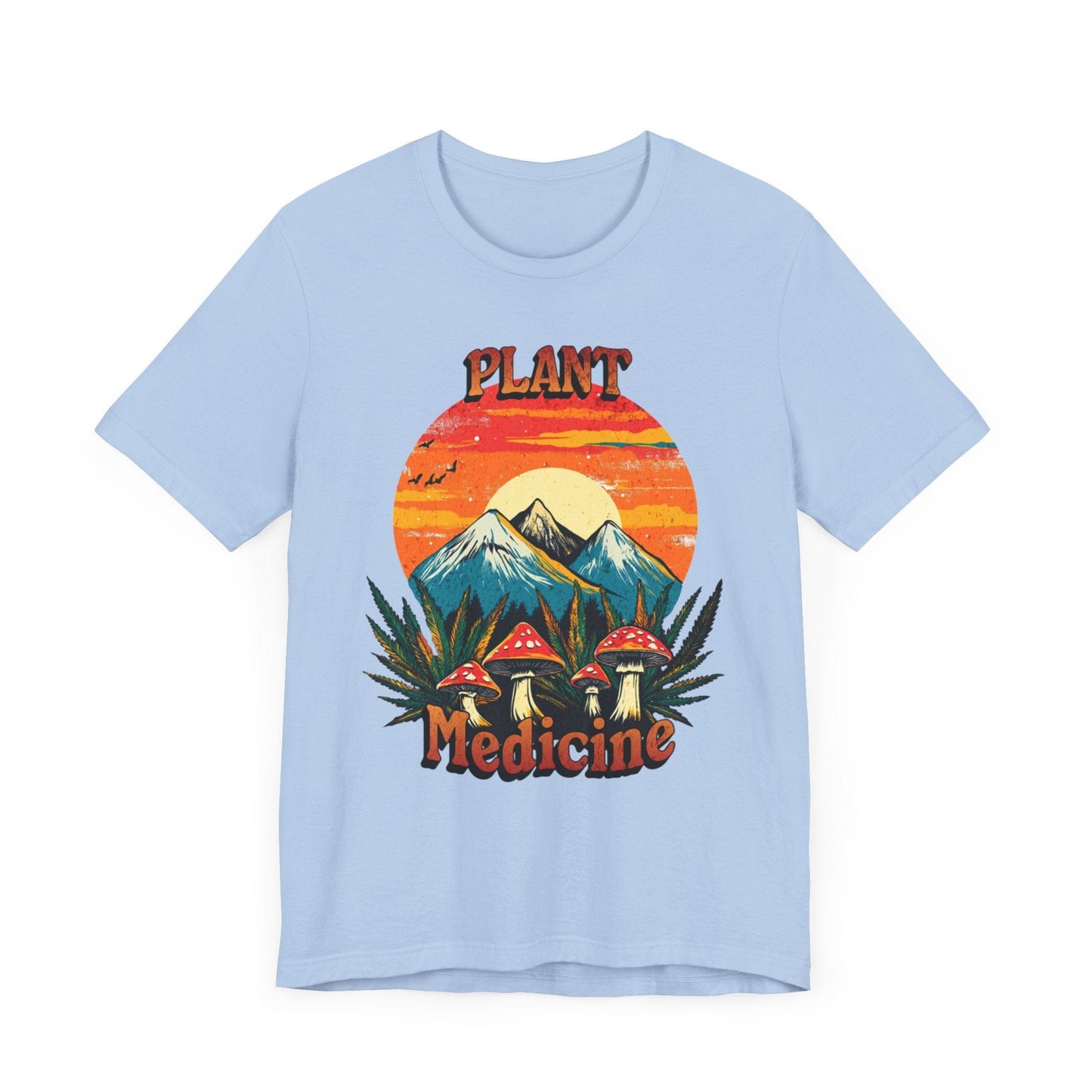 Plant Medicine T-Shirt in Baby Blue