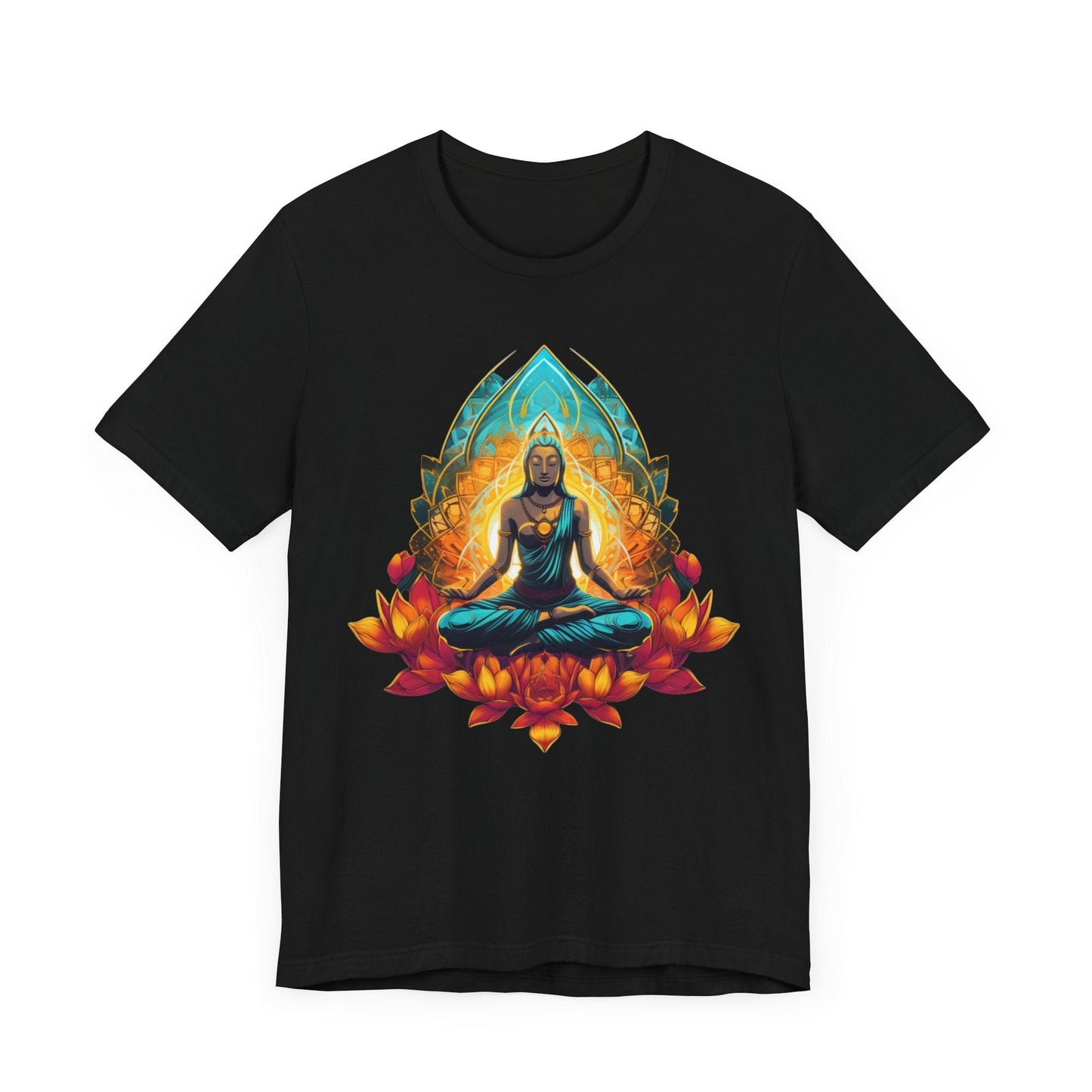 Radiant Lotus Meditation T-Shirt