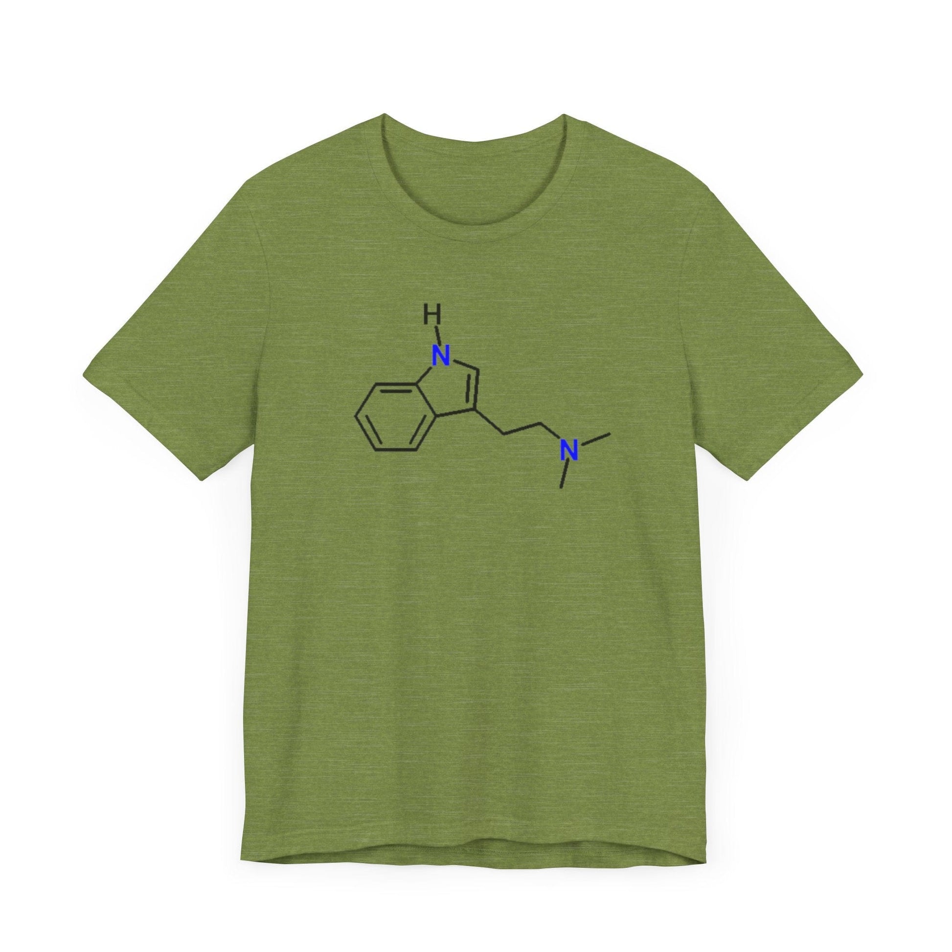 DMT Molecule T-Shirt in Heather Green