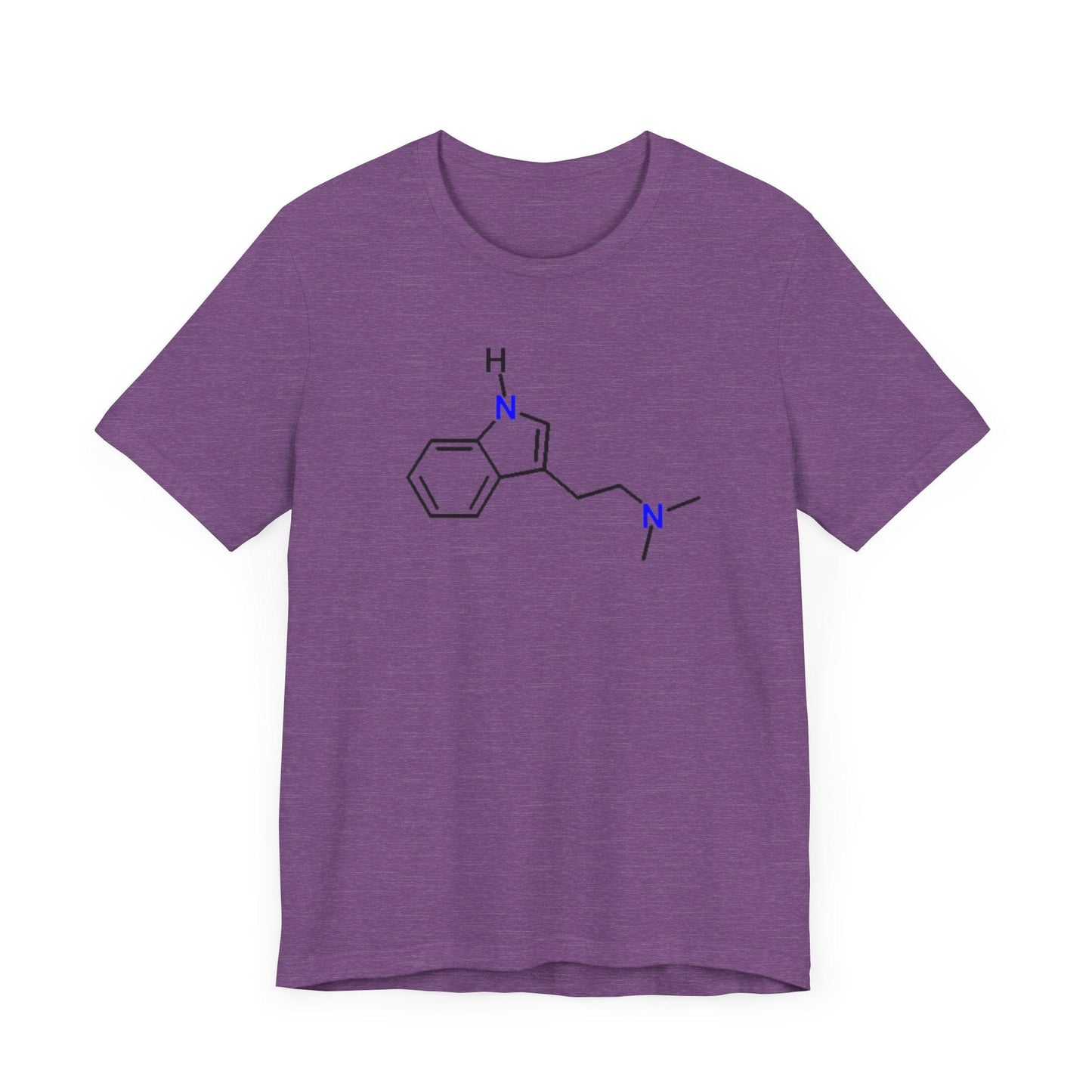 DMT Molecule T-Shirt in Heather Purple