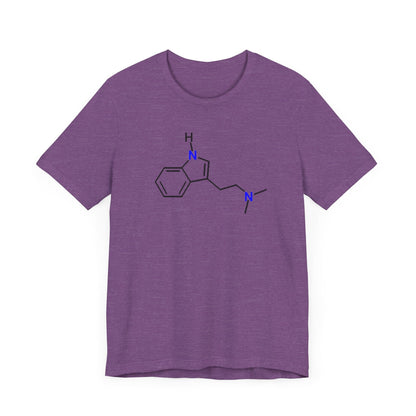 DMT Molecule T-Shirt in Heather Purple