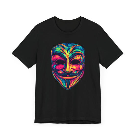 Guy Fawkes Graphic Tee Black