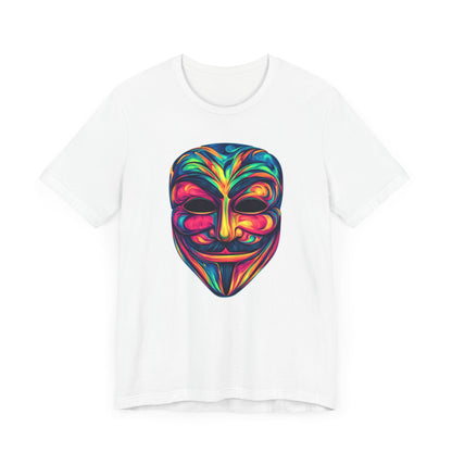 Guy Fawkes Graphic Tee White