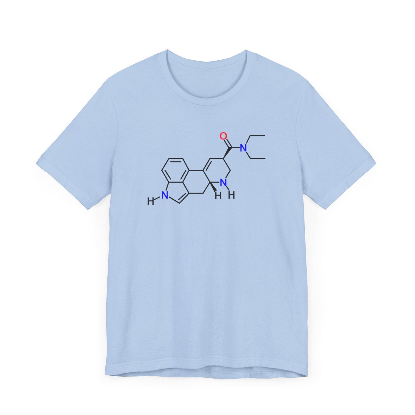LSD Molecule T-Shirt in Baby Blue