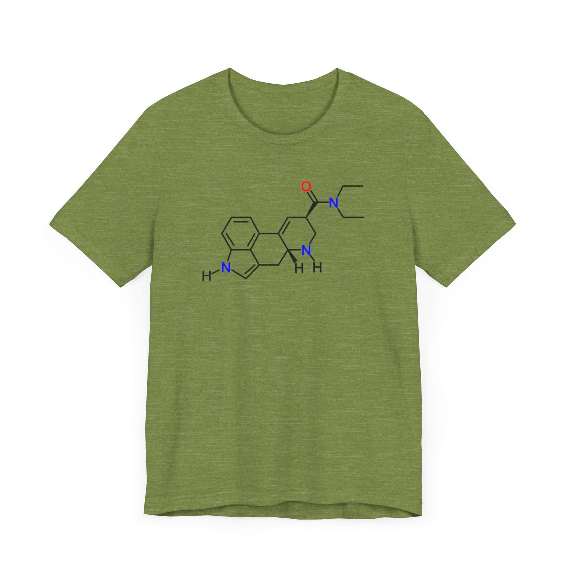 LSD Molecule T-Shirt in Heather Green