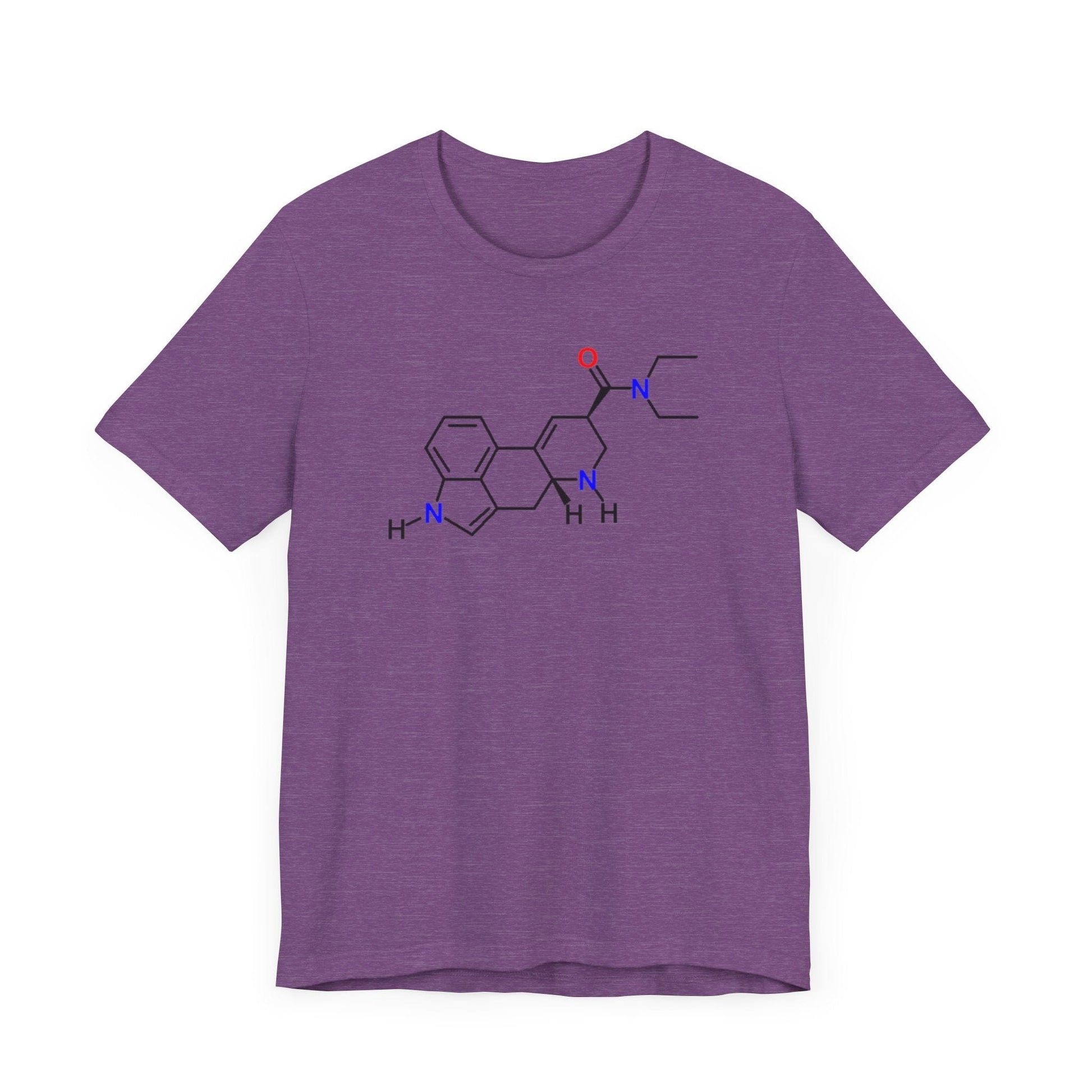 LSD Molecule T-Shirt in Heather Purple