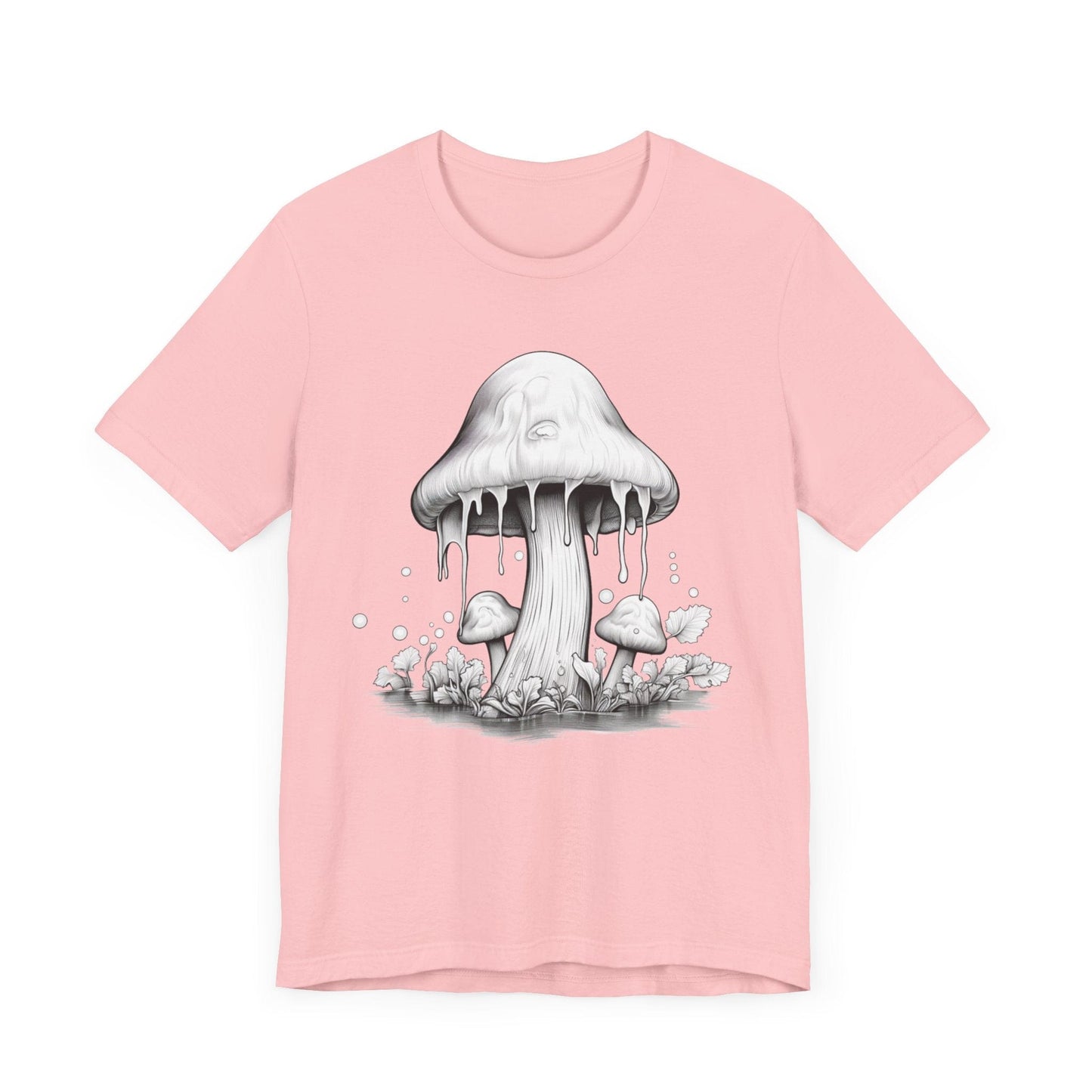 Melting Mushroom T-Shirt in Pink