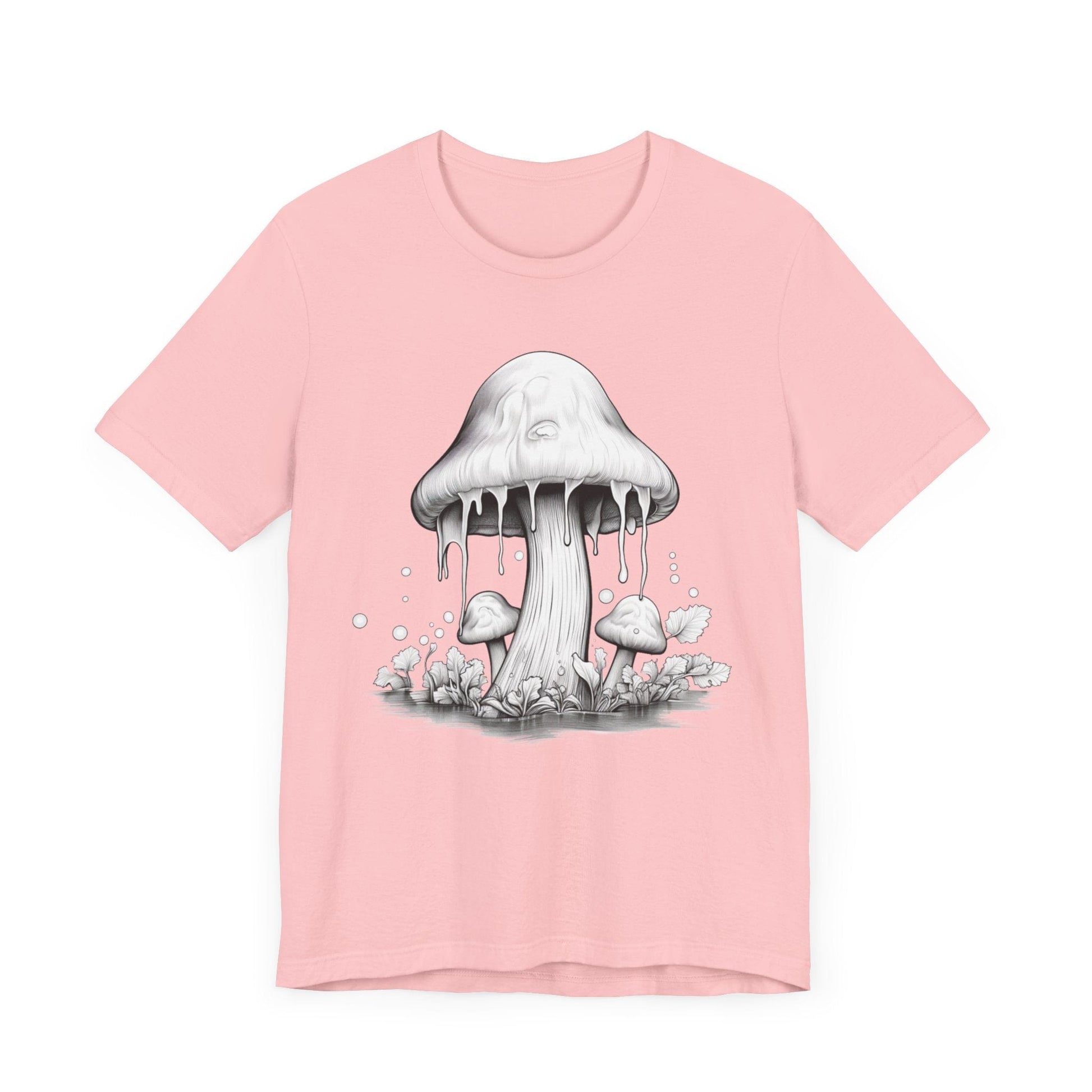 Melting Mushroom T-Shirt in Pink