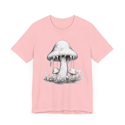 Melting Mushroom T-Shirt in Pink