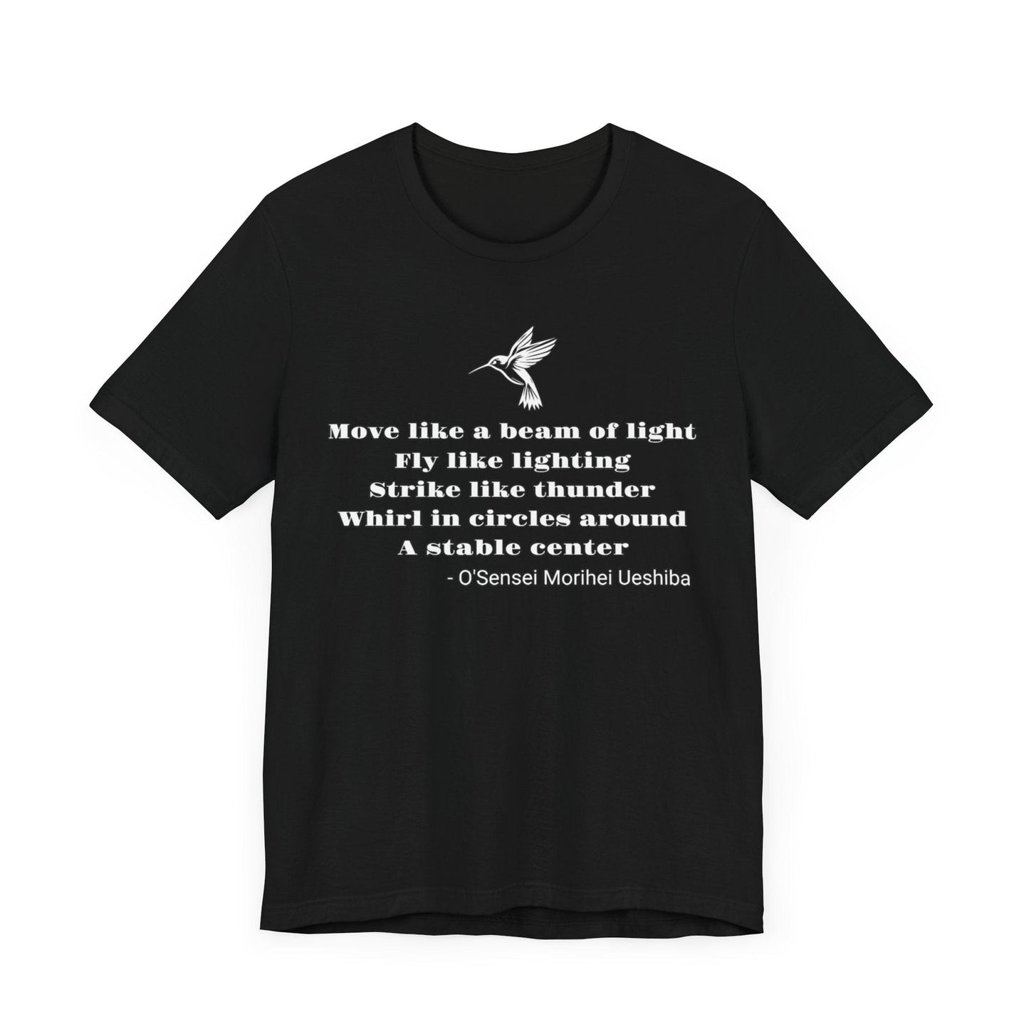 OSensei Morihei Ueshiba T-Shirt Black