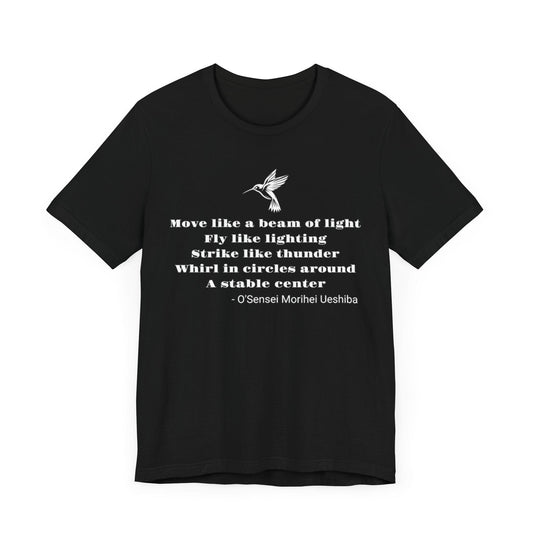 OSensei Morihei Ueshiba T-Shirt Black