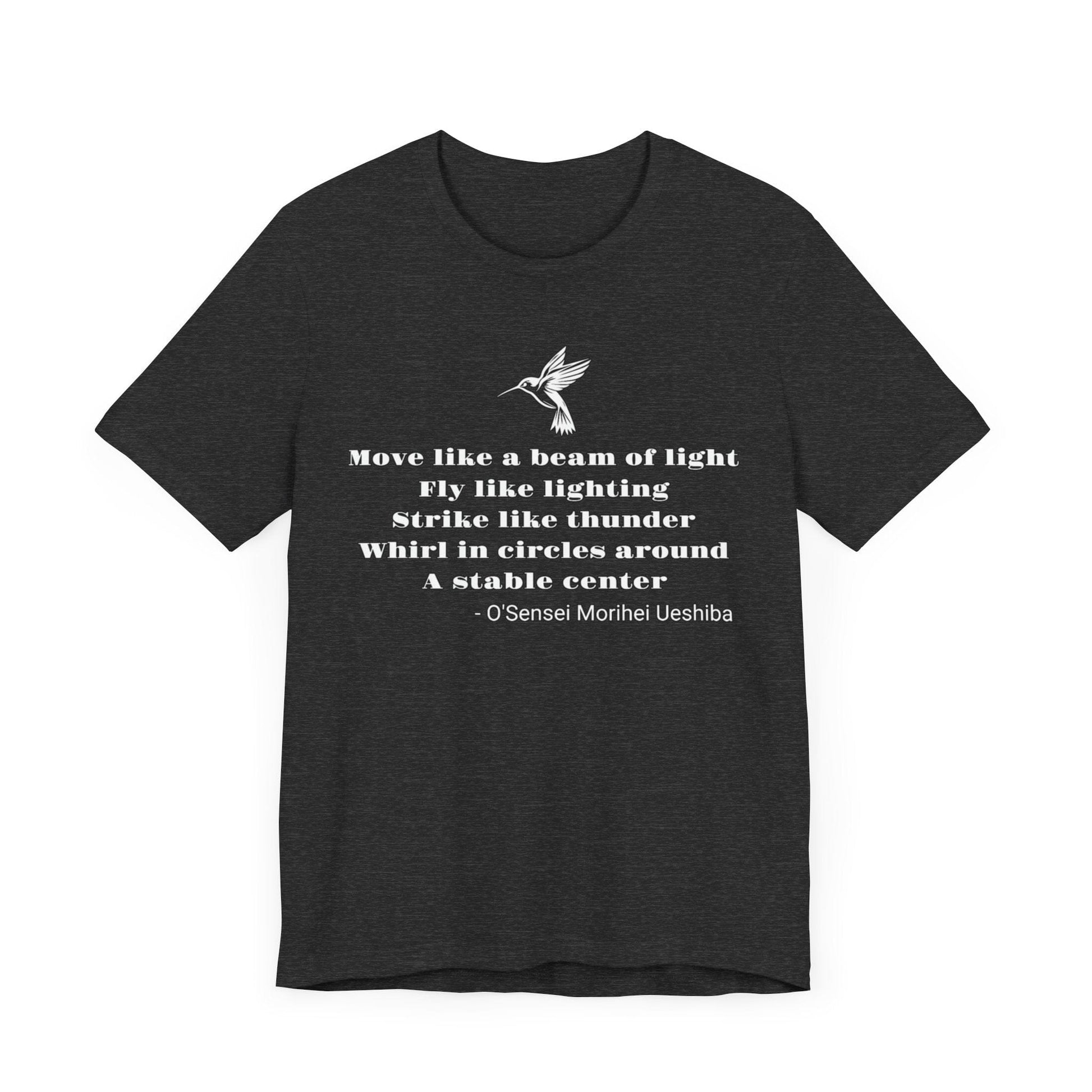 O’Sensei Morihei Ueshiba T-Shirt Dark Heather Grey