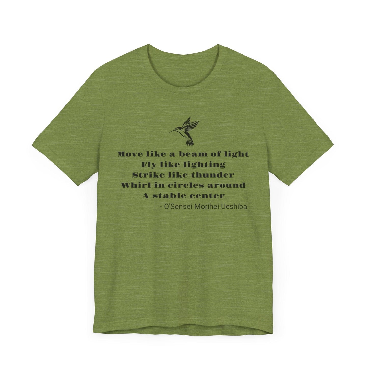 O’Sensei Morihei Ueshiba T-Shirt Heather Green