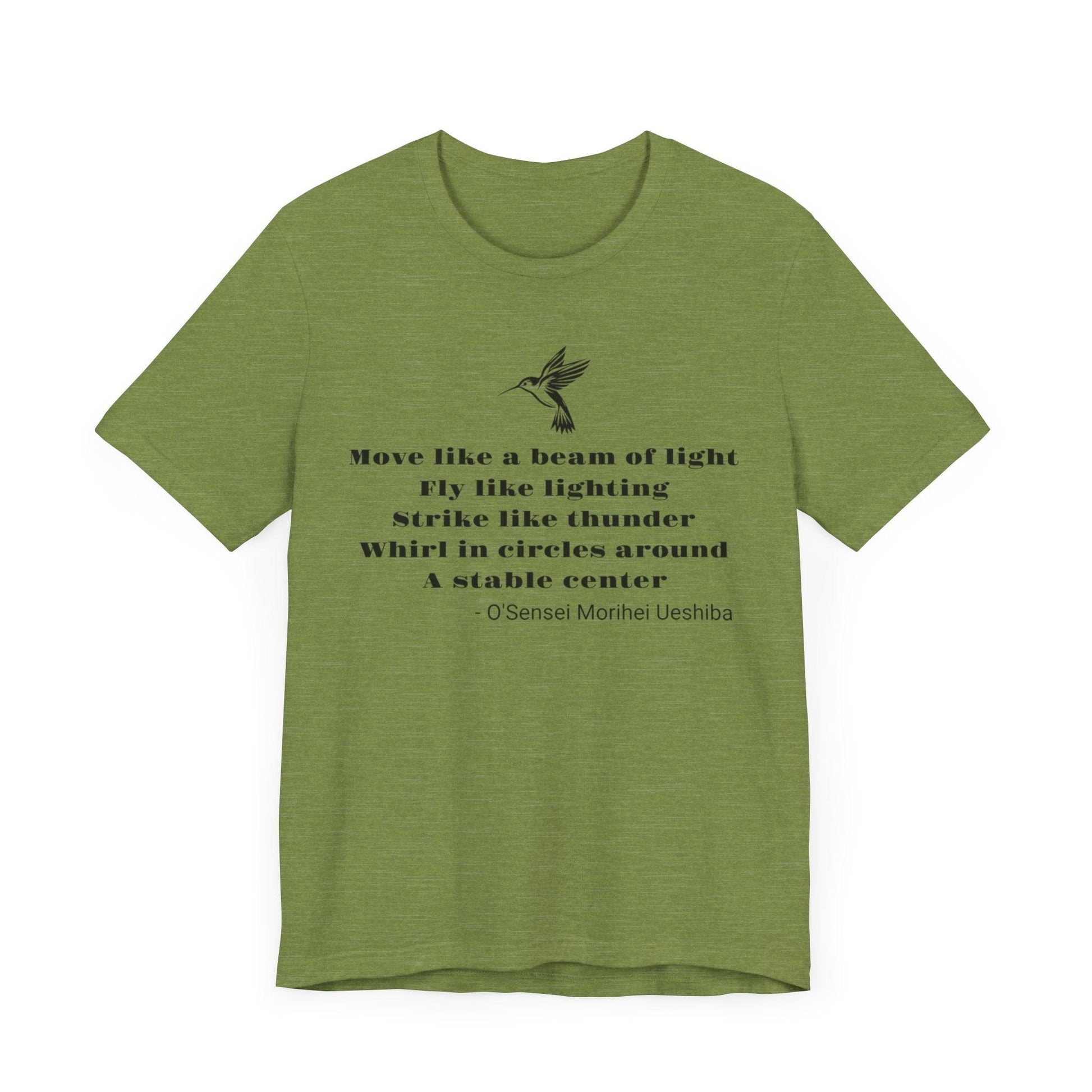 O’Sensei Morihei Ueshiba T-Shirt Heather Green