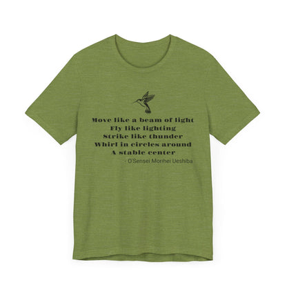 O’Sensei Morihei Ueshiba T-Shirt Heather Green