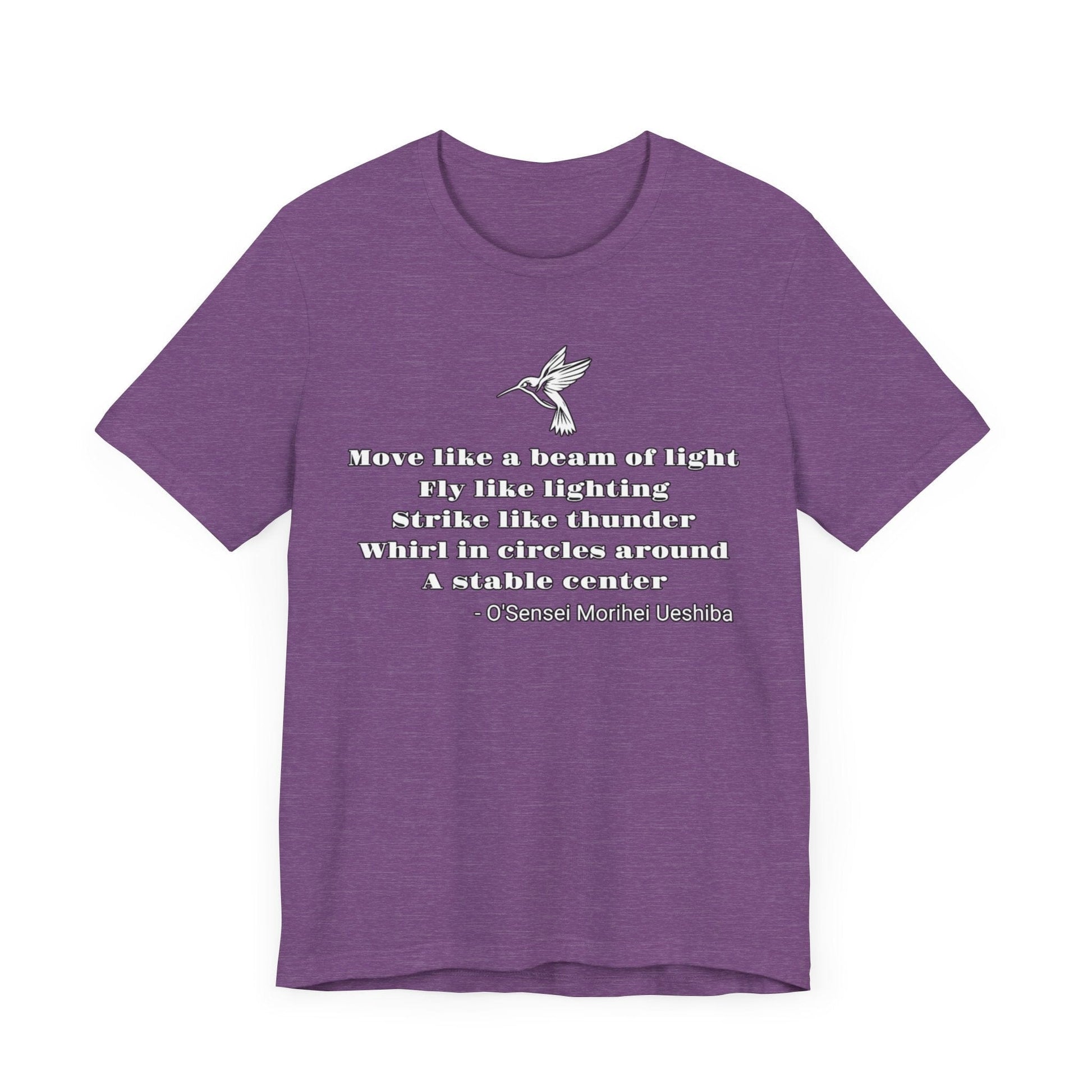 O’Sensei Morihei Ueshiba T-Shirt Heather Purple