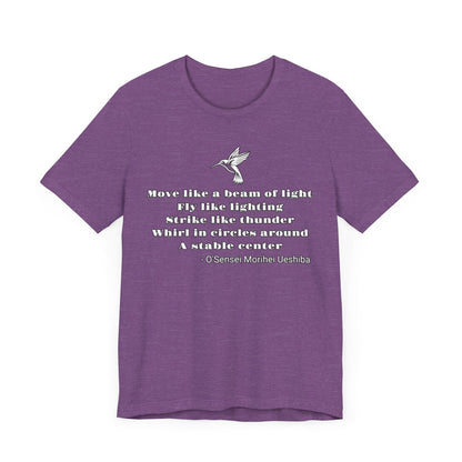O’Sensei Morihei Ueshiba T-Shirt Heather Purple