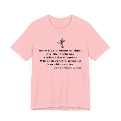 O’Sensei Morihei Ueshiba T-Shirt Pink