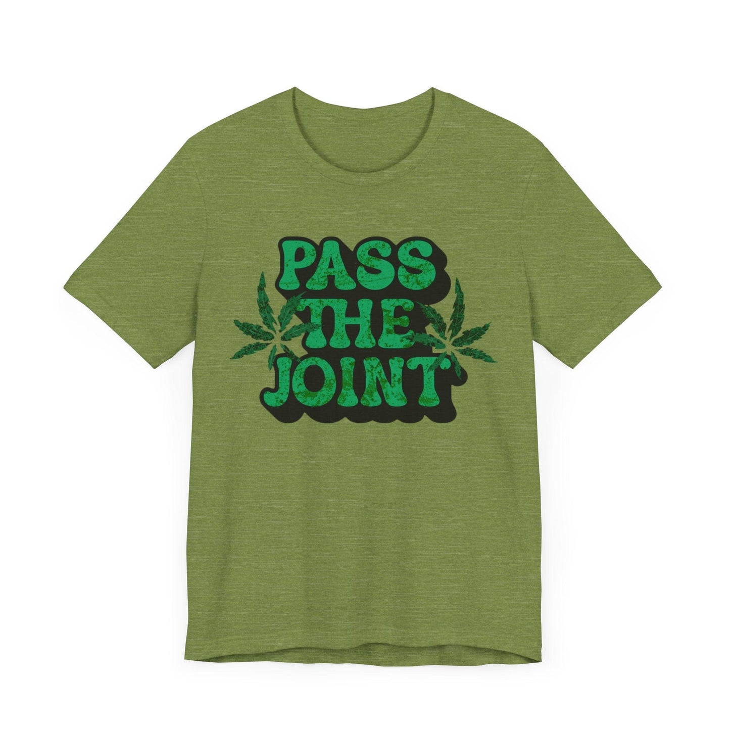 Pass the Joint T-Shirt Heather Green 