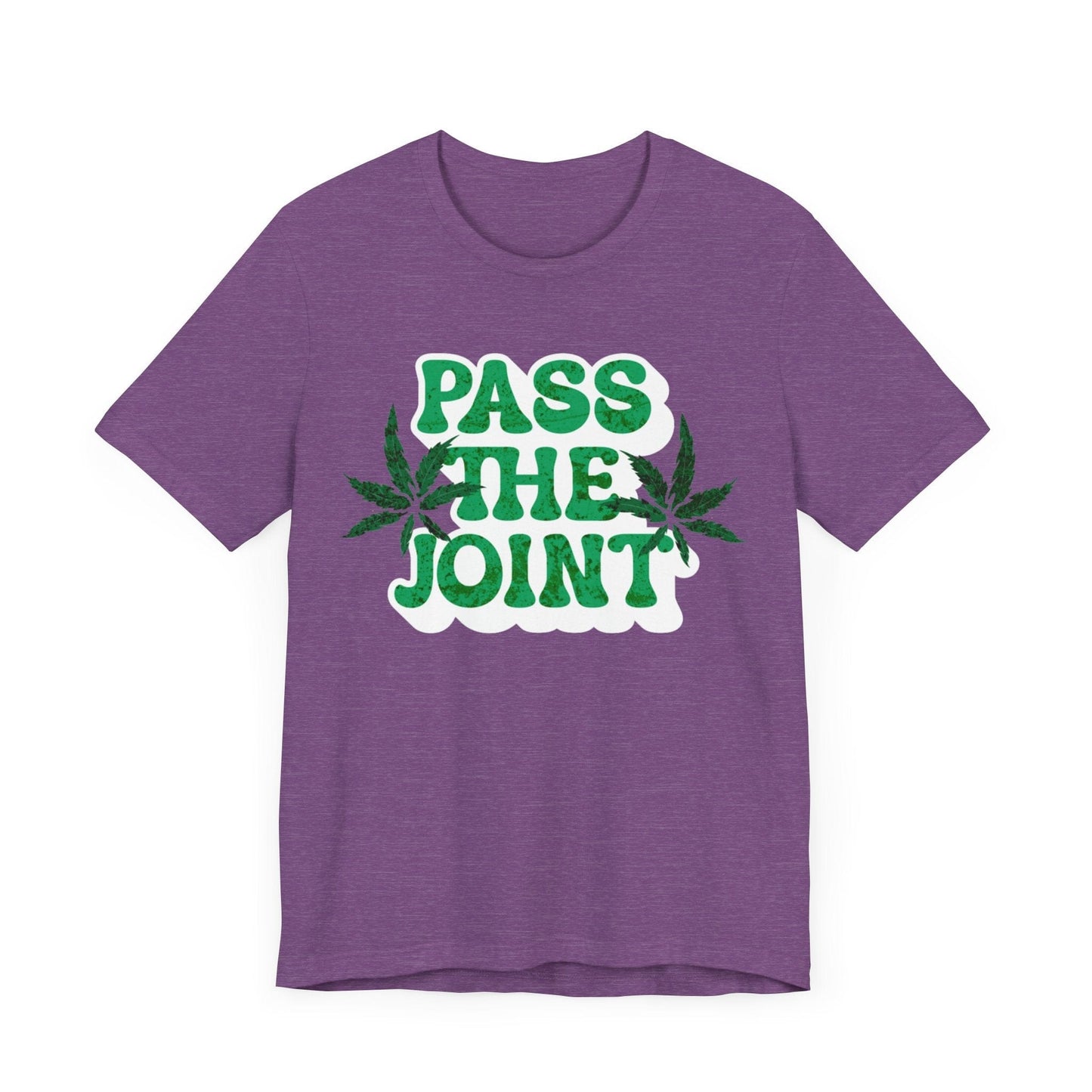 Pass the Joint T-Shirt Heather Purple
