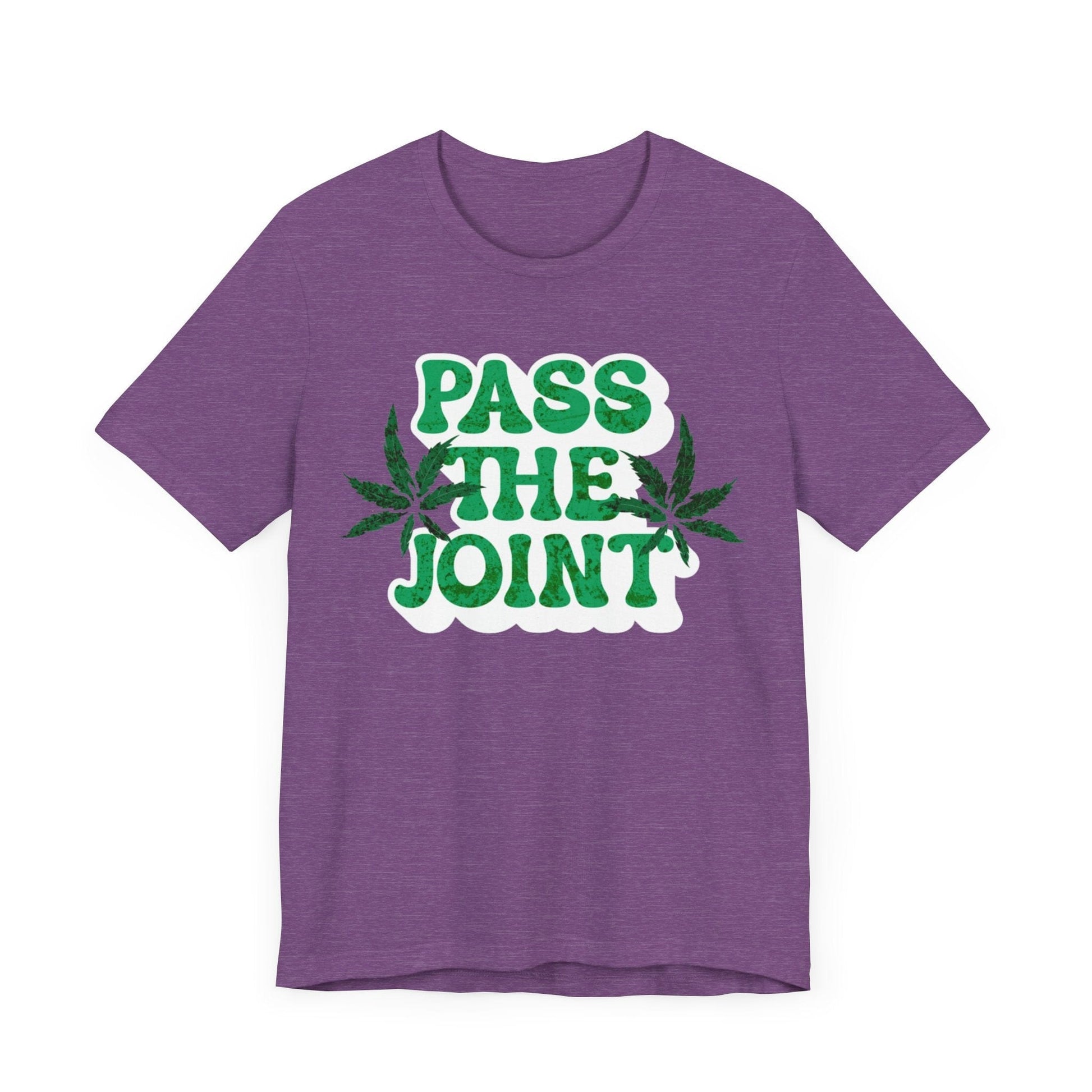 Pass the Joint T-Shirt Heather Purple