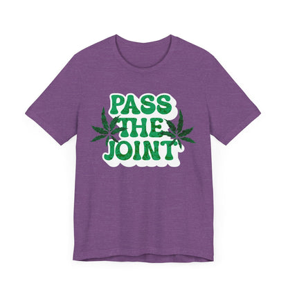 Pass the Joint T-Shirt Heather Purple
