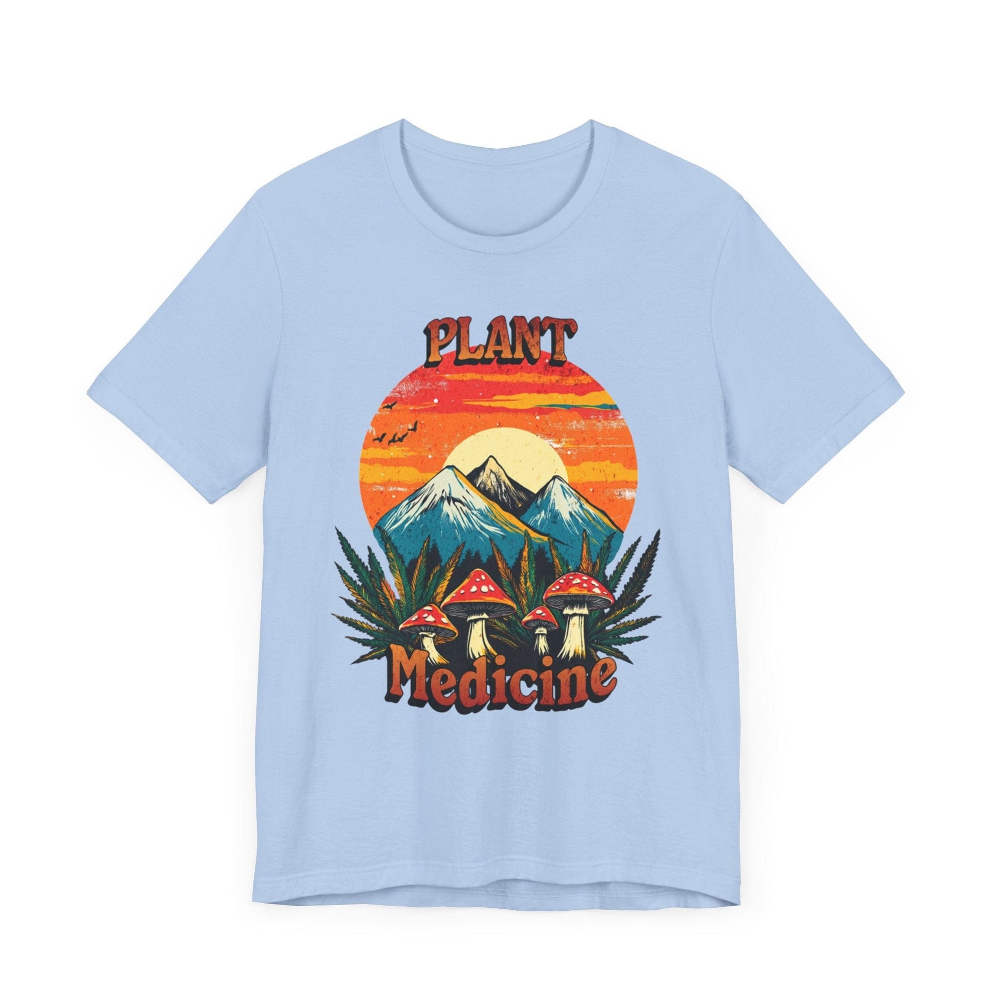 Plant Medicine T-Shirt in Baby Blue