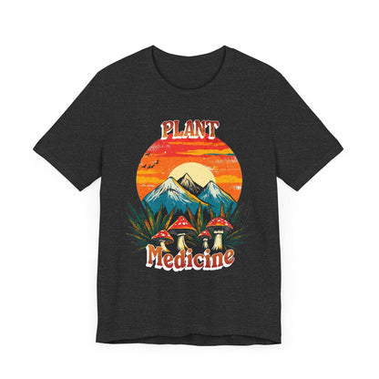 Plant Medicine T-Shirt Dark Heather Grey