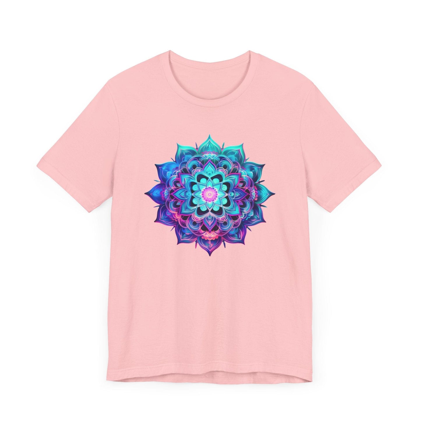 Psychedelic Mandala Art Shirt Pink