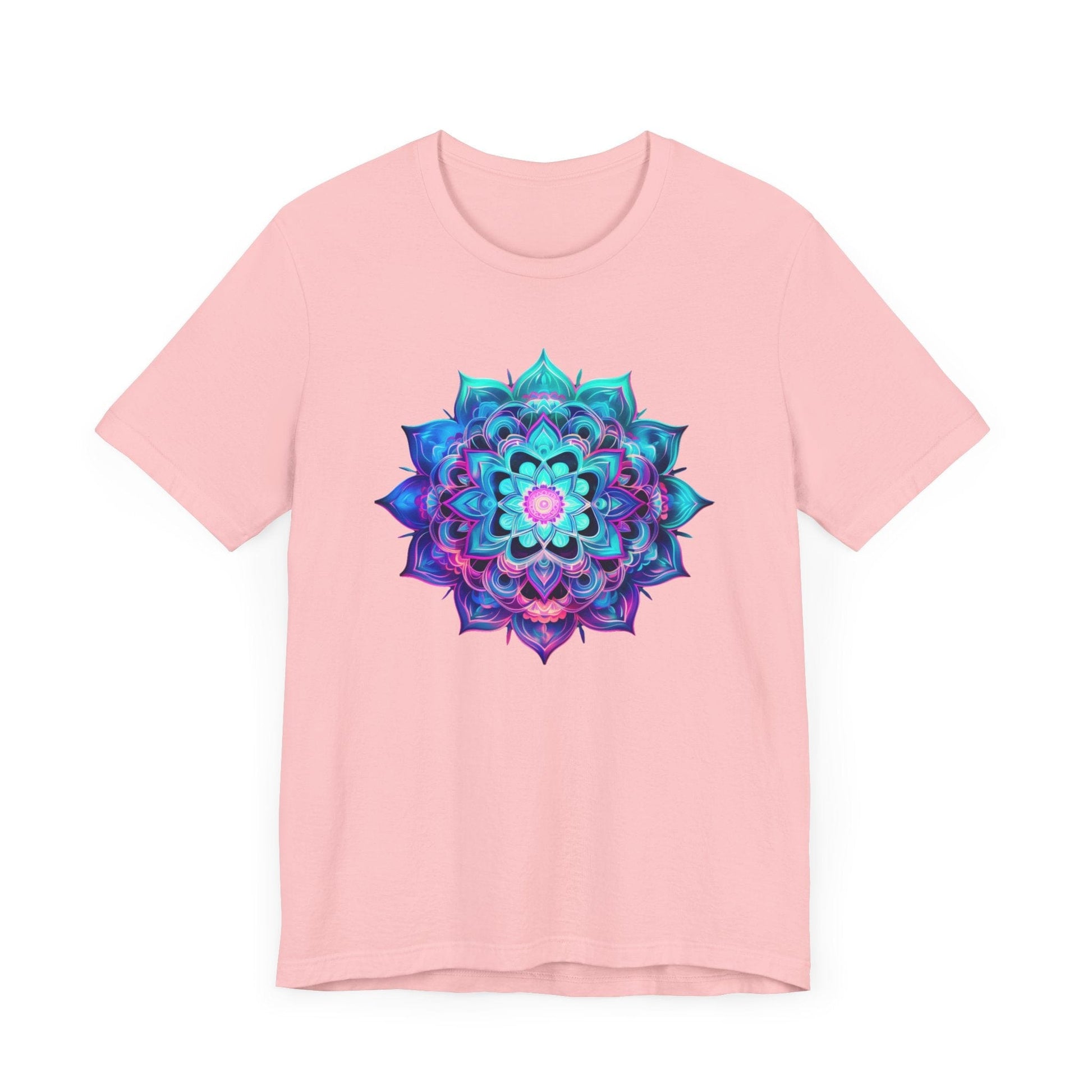 Psychedelic Mandala Art Shirt Pink
