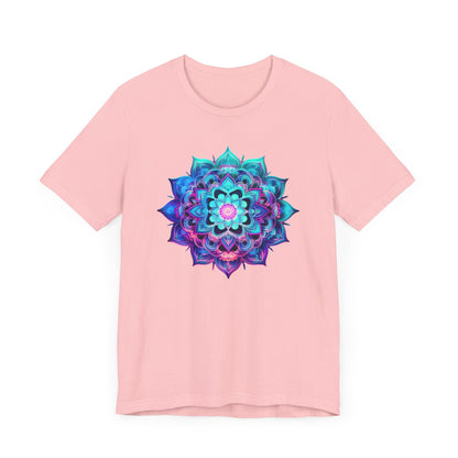 Psychedelic Mandala Art Shirt Pink