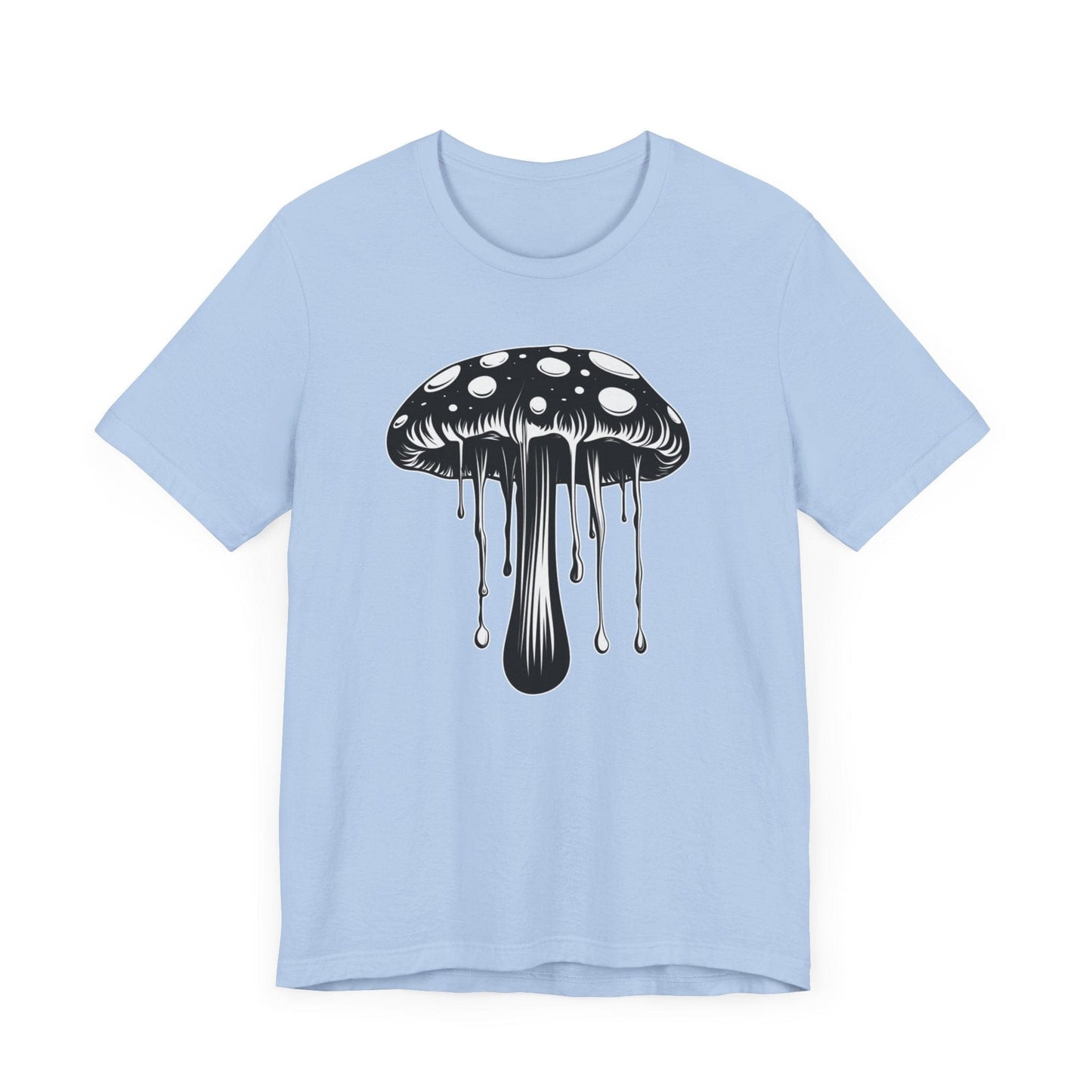 Psychedelic Mushroom Shirt Baby Blue