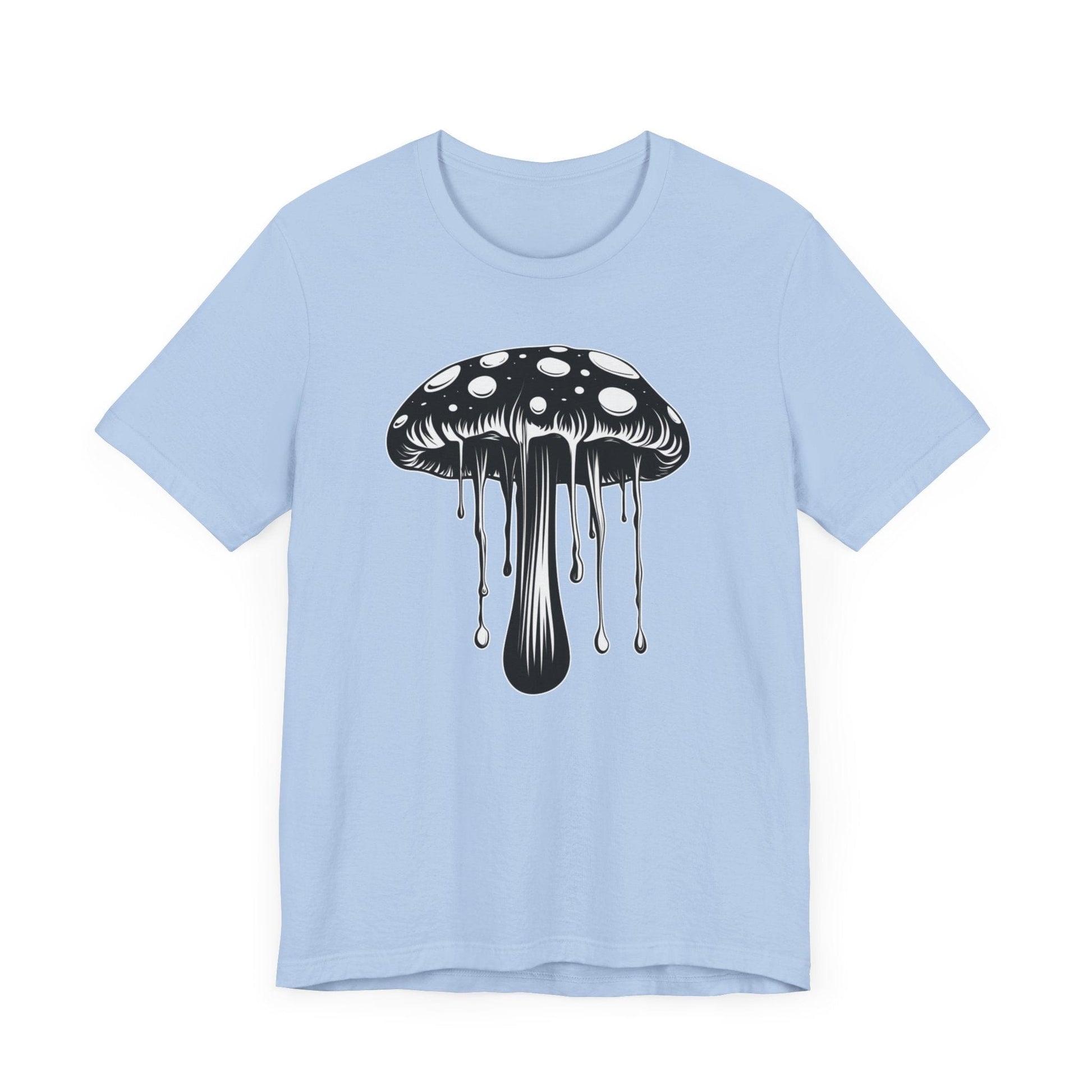 Psychedelic Mushroom Shirt Baby Blue