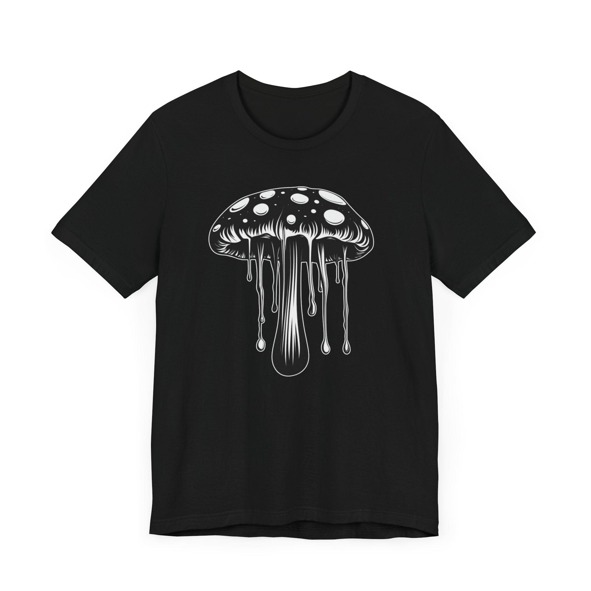 Psychedelic Mushroom Shirt Black
