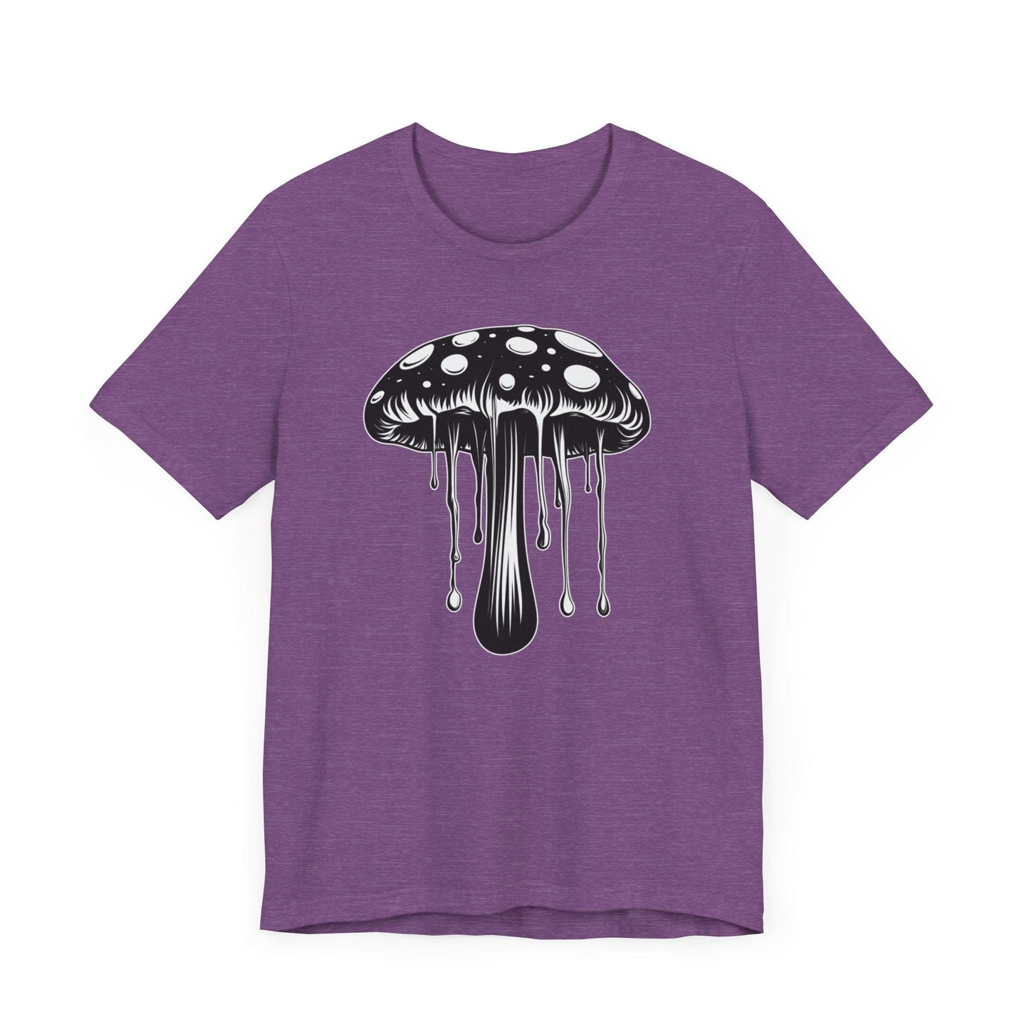 Psychedelic Mushroom Shirt Heather Purple