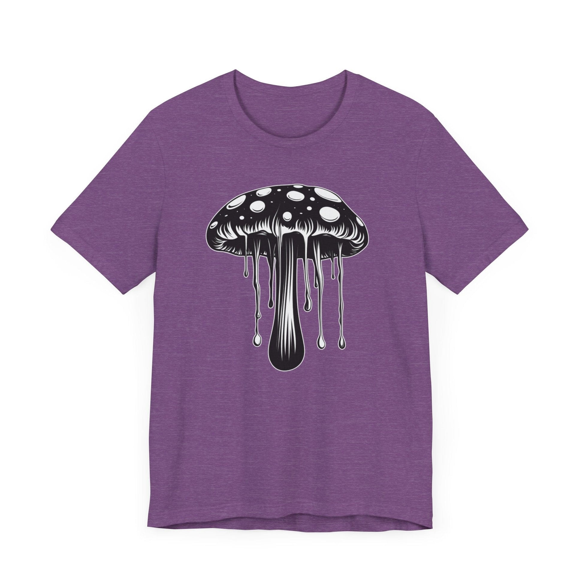 Psychedelic Mushroom Shirt Heather Purple
