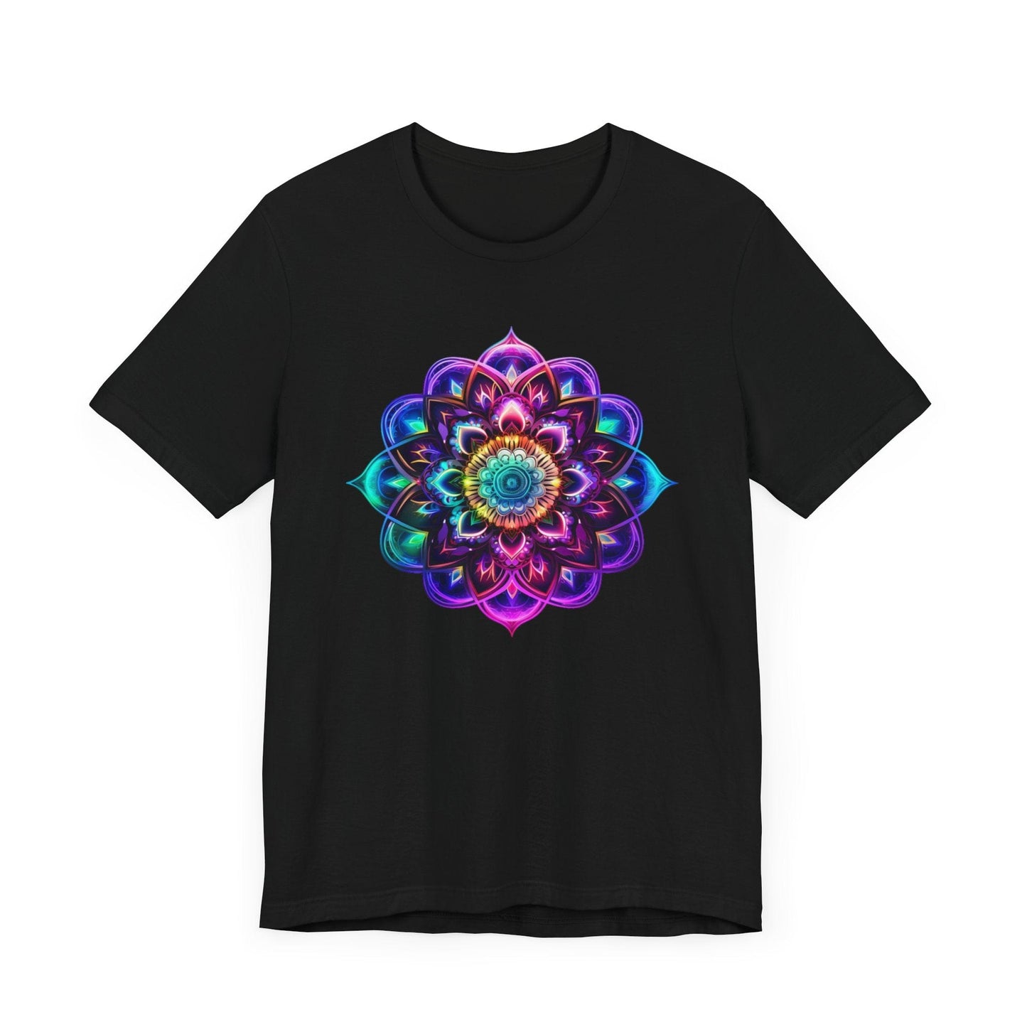 Sacred Geometry Mandala Shirt Black
