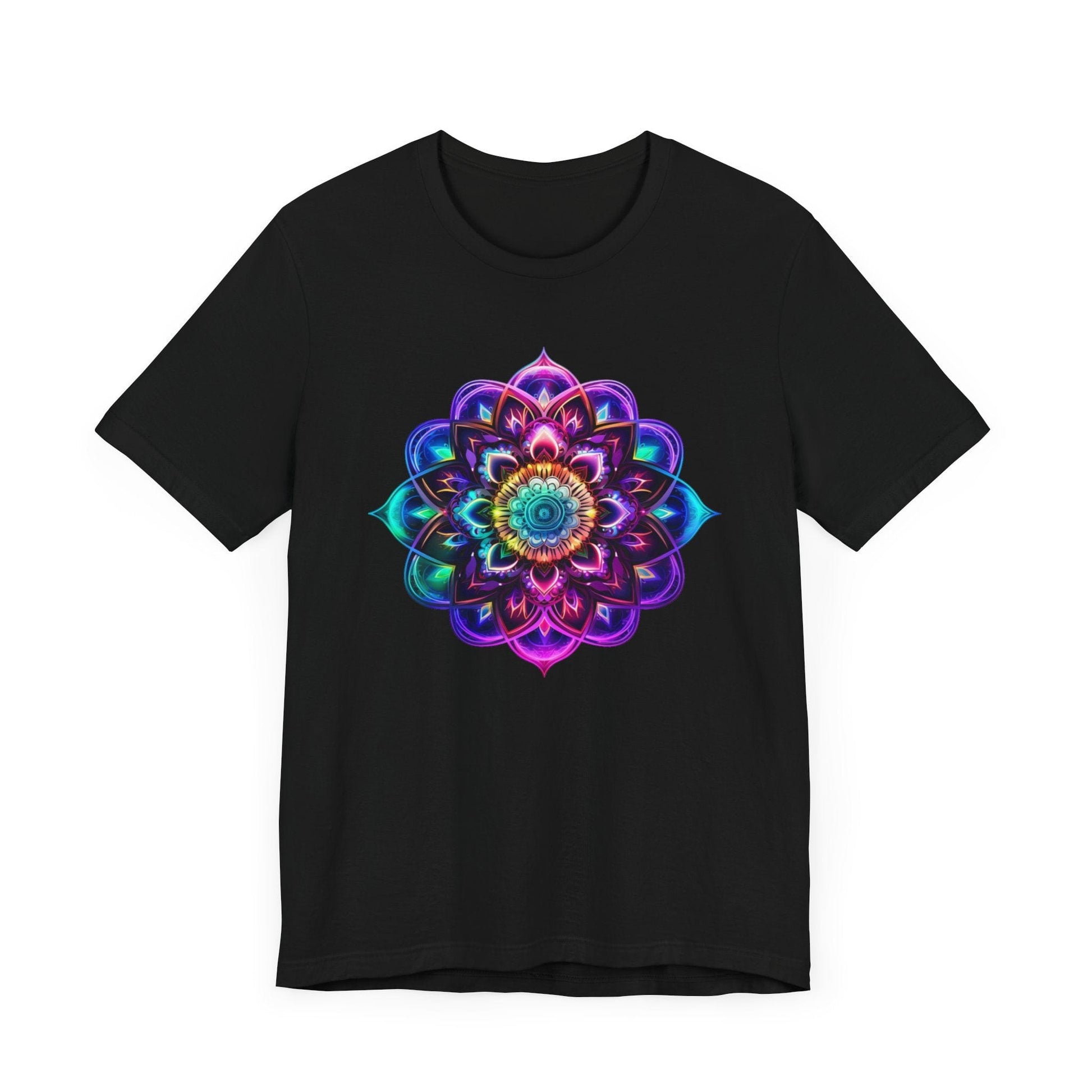 Sacred Geometry Mandala Shirt Black