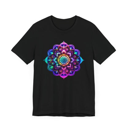 Sacred Geometry Mandala Shirt Black