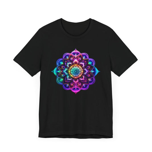 Sacred Geometry Mandala Shirt Black