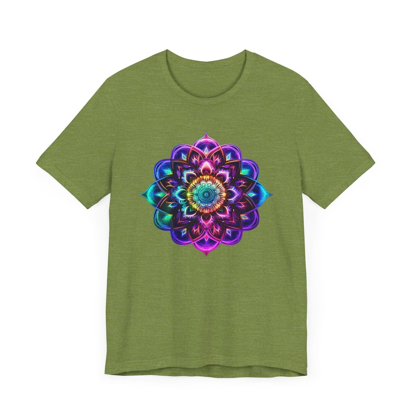 Sacred Geometry Mandala Shirt Heather Green
