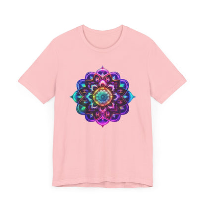 Sacred Geometry Mandala Shirt Pink