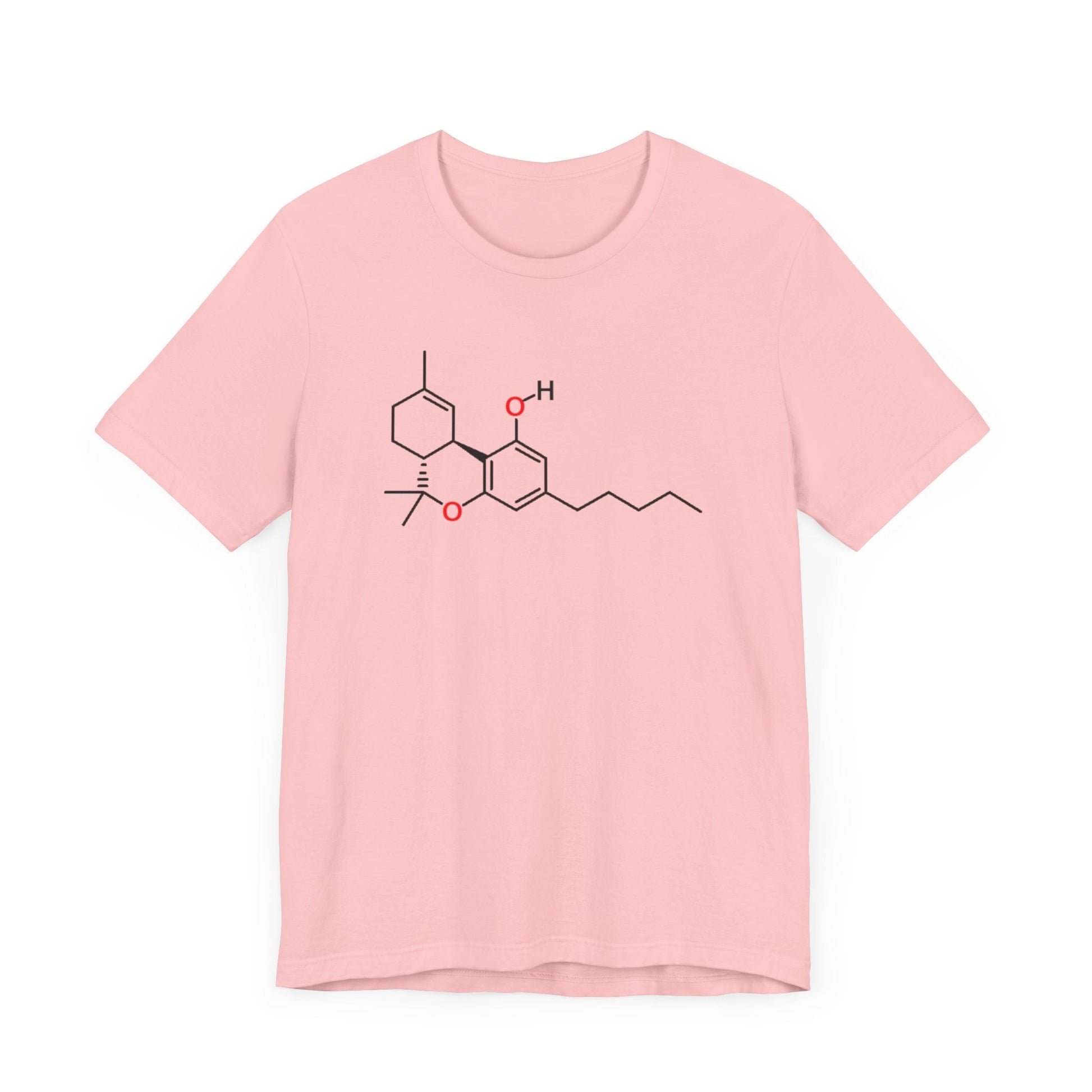 THC Molecule T-Shirt in Pink