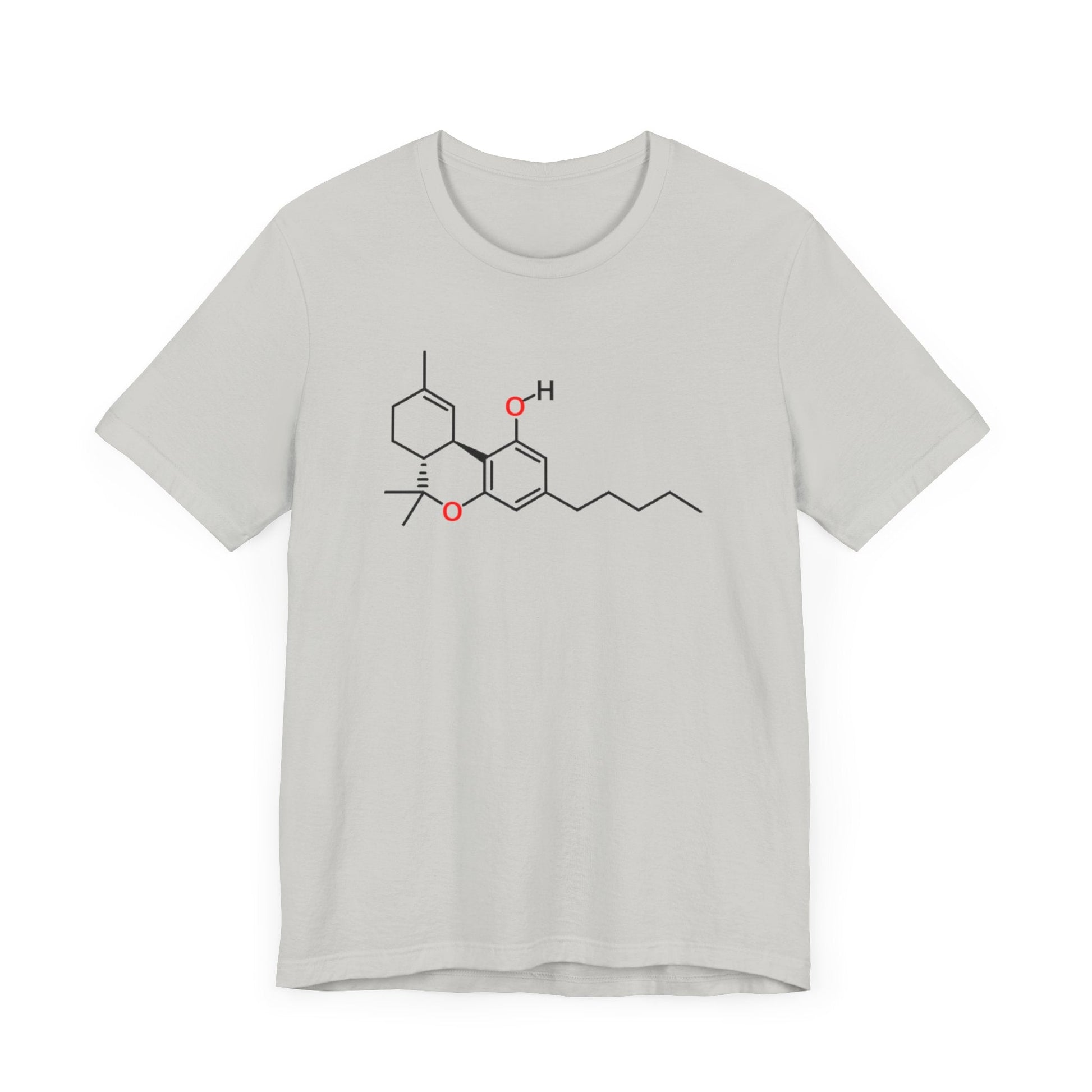 THC Molecule T-Shirt in Stone