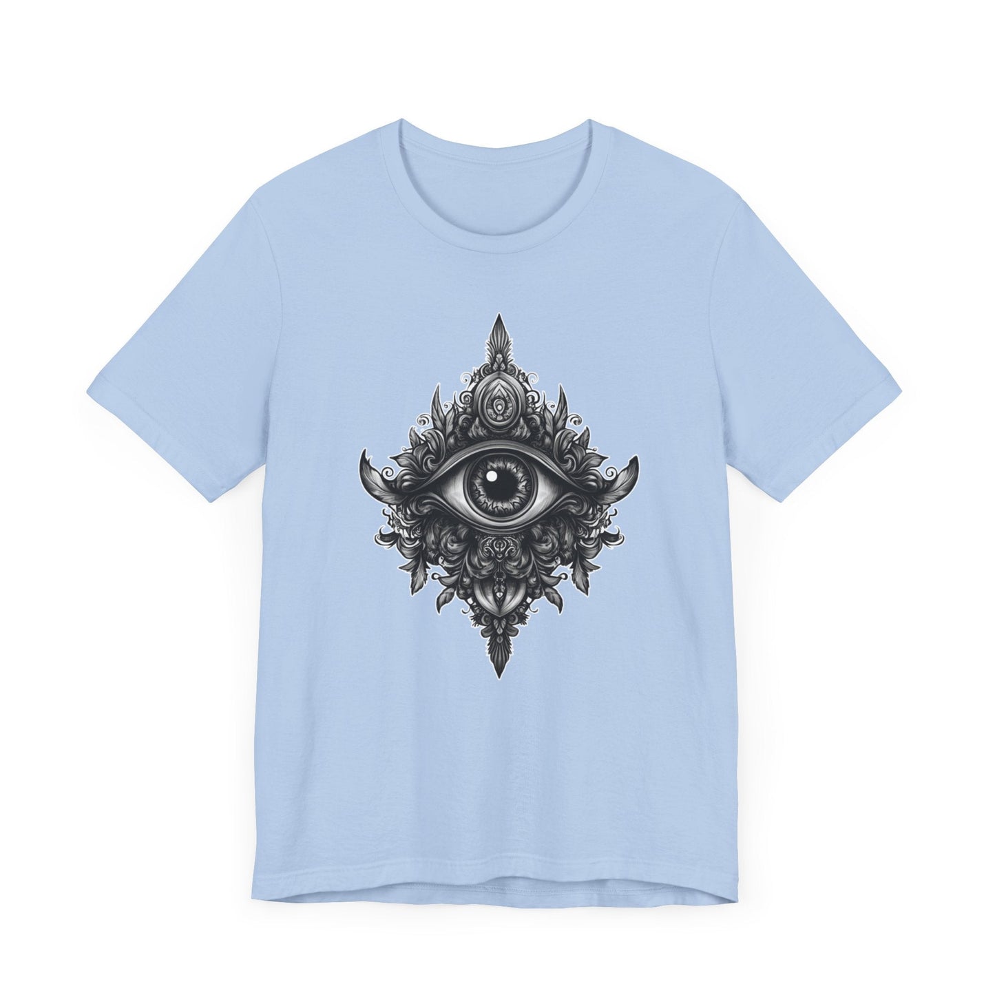 Third Eye Awakening T-Shirt in Baby Blue – Third Eye Symbol Shirt