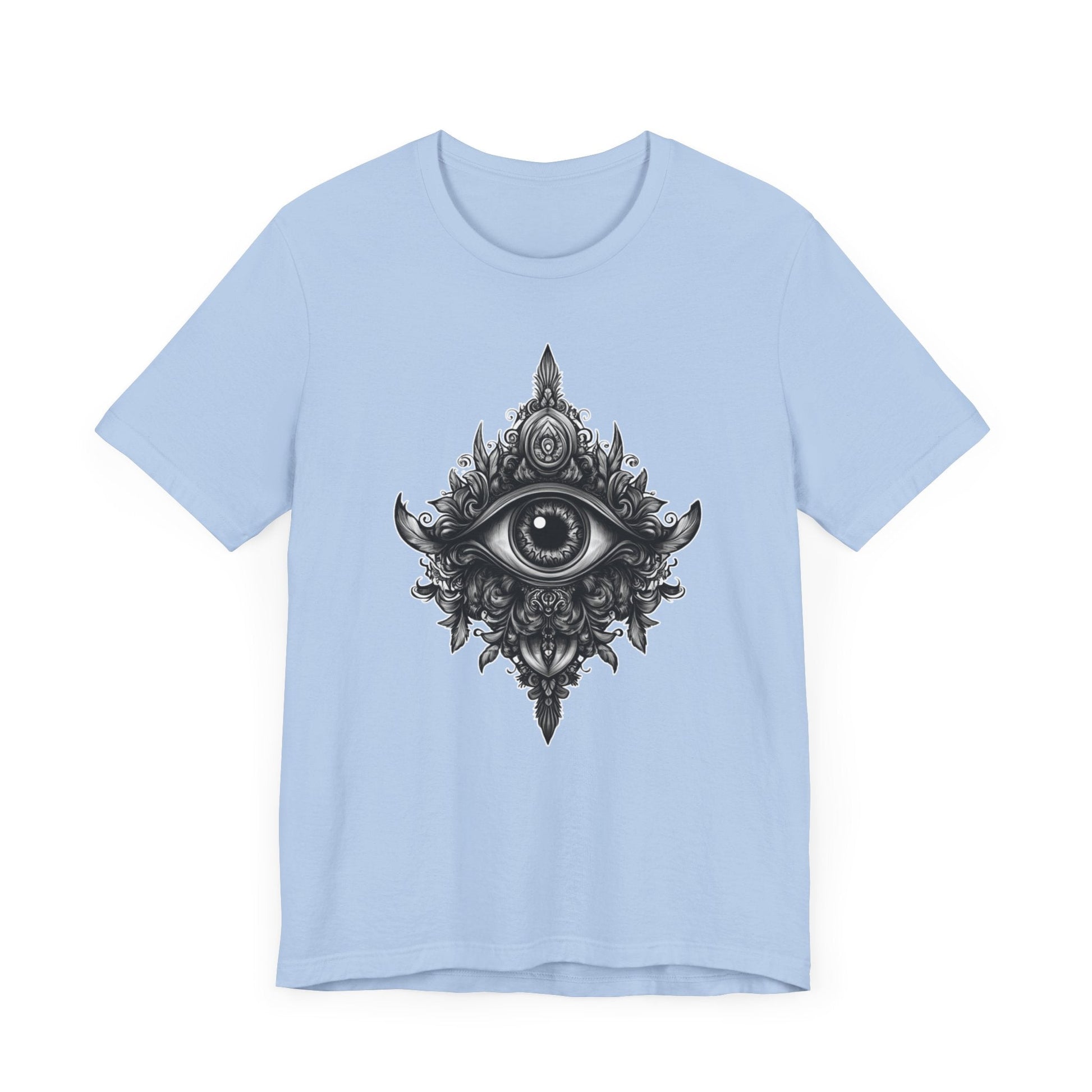 Third Eye Awakening T-Shirt in Baby Blue – Third Eye Symbol Shirt