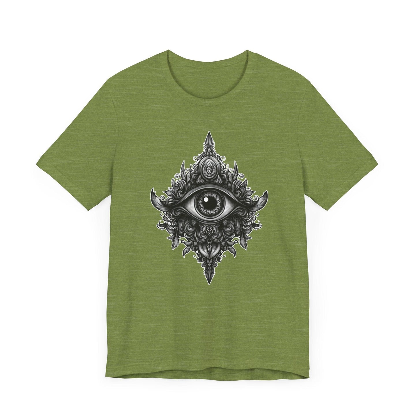 Third Eye Awakening T-Shirt in Heather Green – Third Eye Symbol Shirt